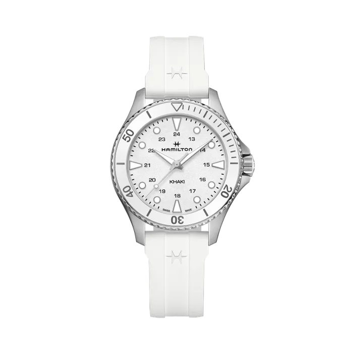 Hamilton Khaki Navy Scuba Quartz White H82221310