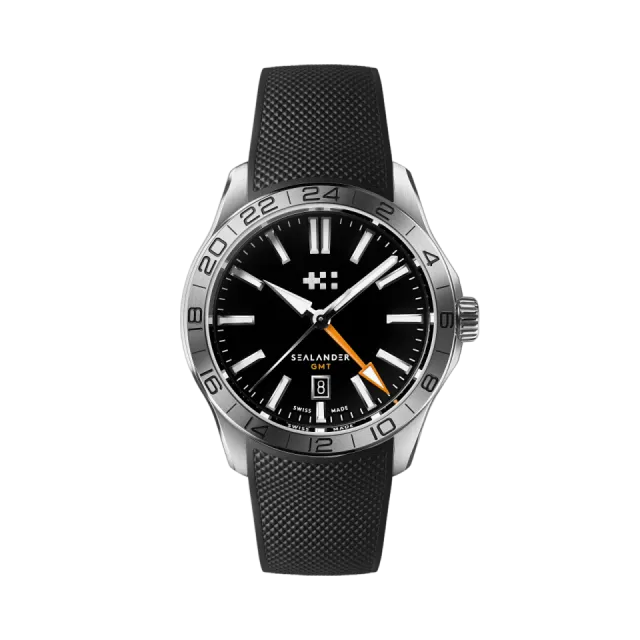 Beğenmek için çift tıkla Christopher Ward C63 Sealander GMT Otomatik Siyah C6342AGM4S00K0RK Görsel 1