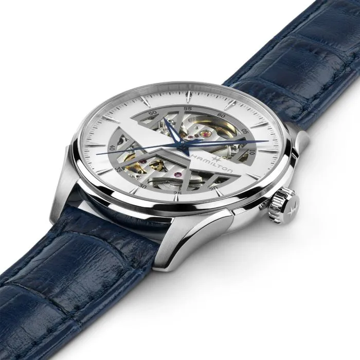 Hamilton Jazzmaster Skeleton Auto Beyaz H42535610 detay görseli 2
