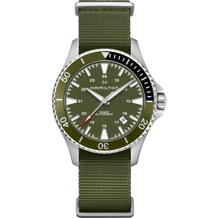 Hamilton Khaki Navy Scuba Auto Yeşil H82375961 detay görseli 1