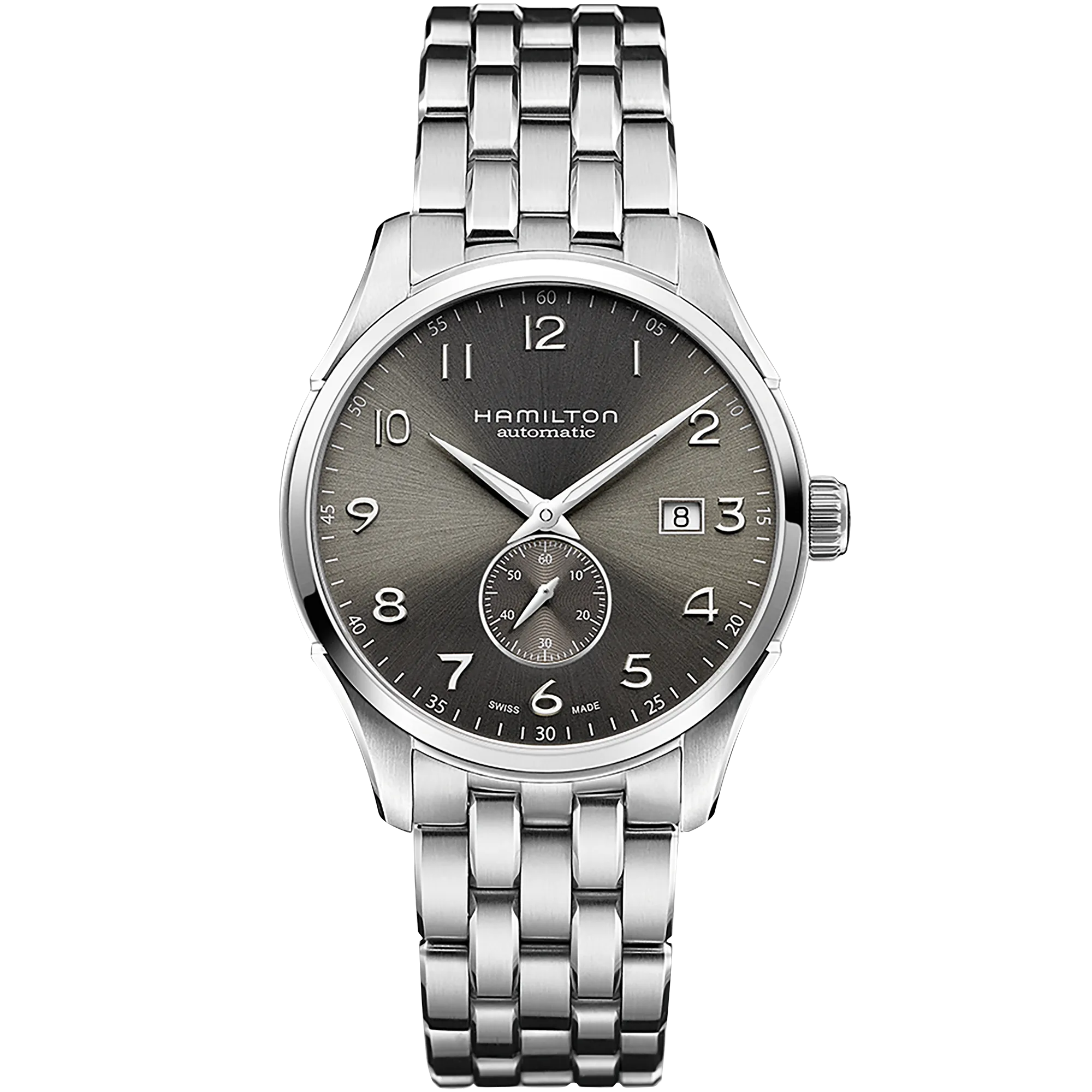 Hamilton Jazzmaster Maestro Small Second Auto Gri H42515185 detay görseli 1