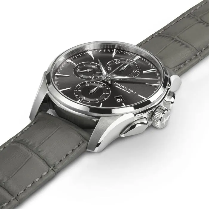 Hamilton Jazzmaster Auto Chrono Otomatik Gri H32586881 detay görseli 3