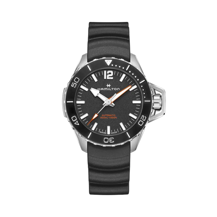 Hamilton Khaki Navy Frogman Otomatik Siyah H77825330