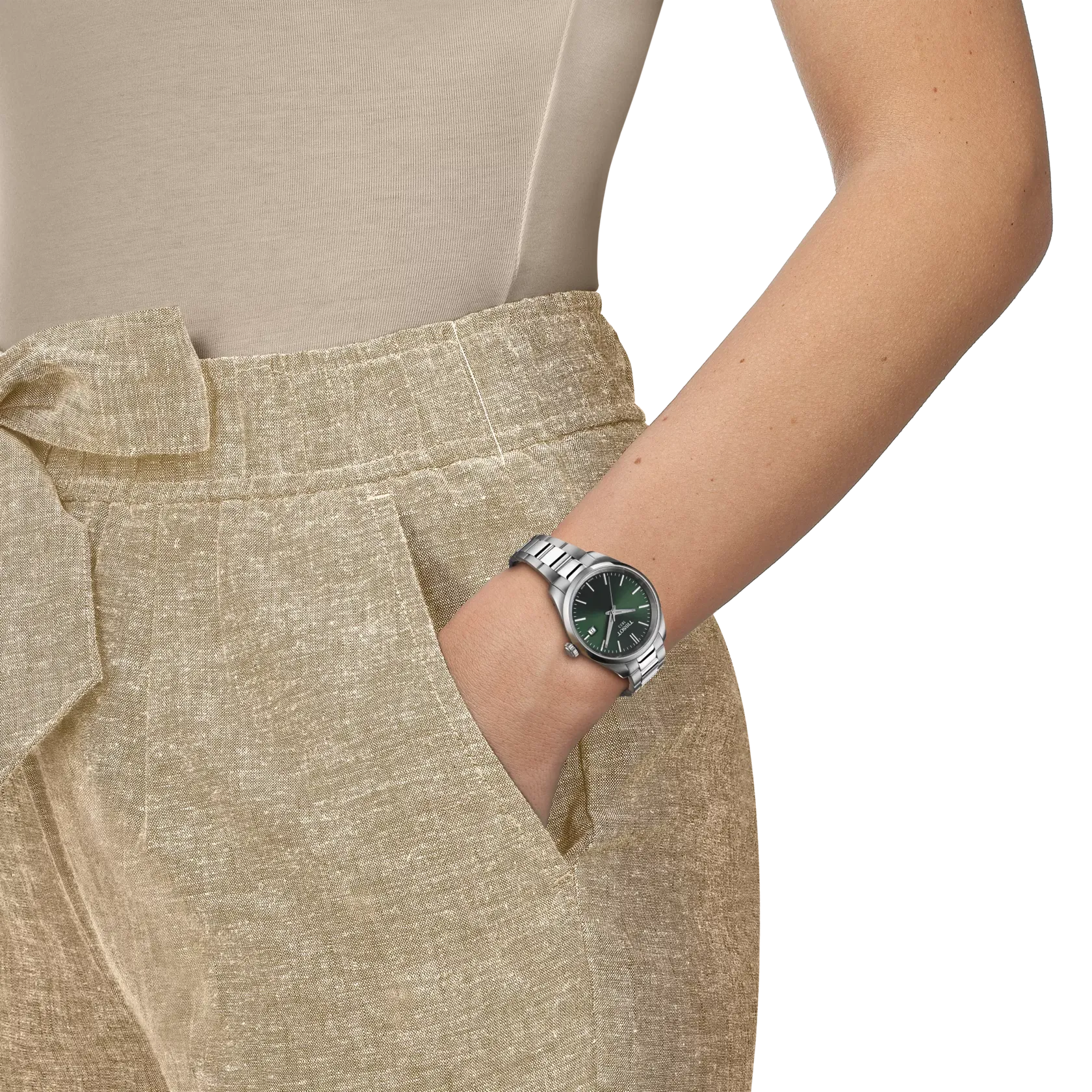 Tissot PR 100 34mm Yeşil T1502101109100 detay görseli 4