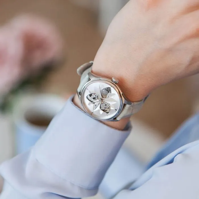 Hamilton Jazzmaster Open Heart Auto Mother Of Pearl H32115891 detay görseli 4