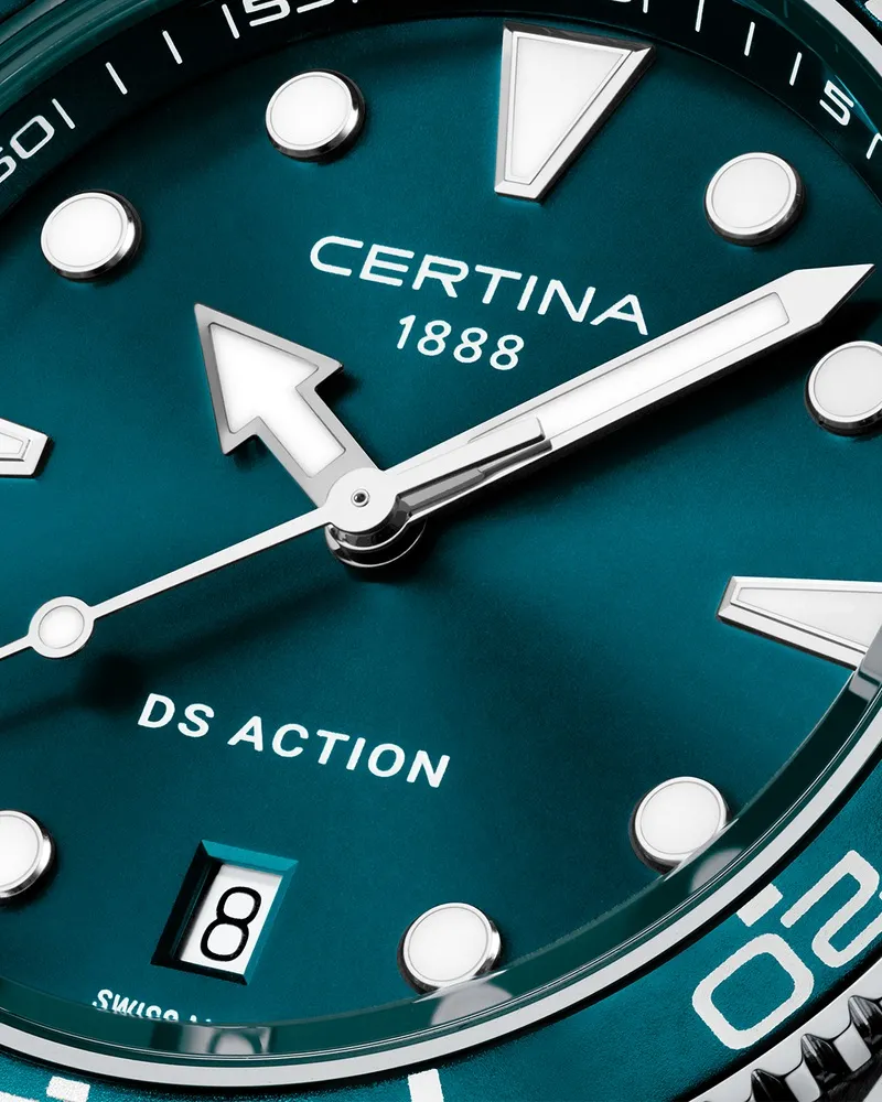 Certina DS Action 40mm Green C0484101109100 detay görseli 5