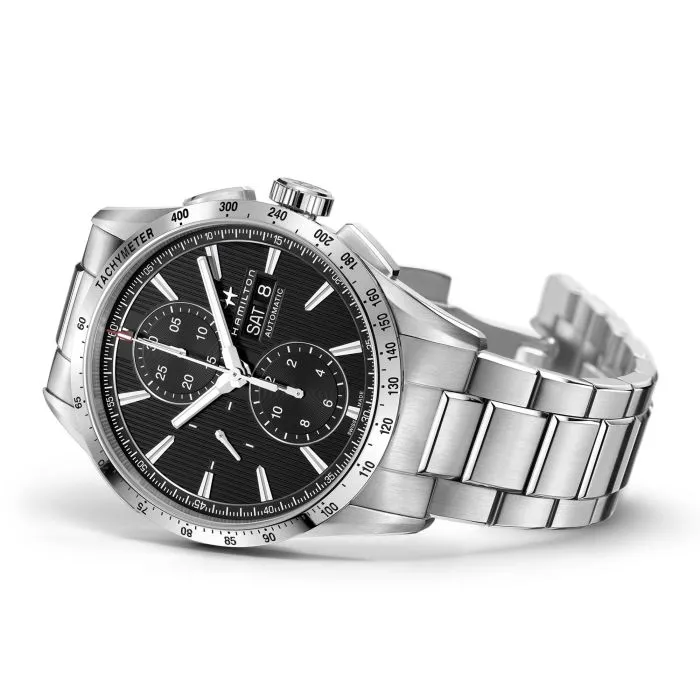 Hamilton Broadway Auto Chrono Otomatik Siyah H43516131 detay görseli 4