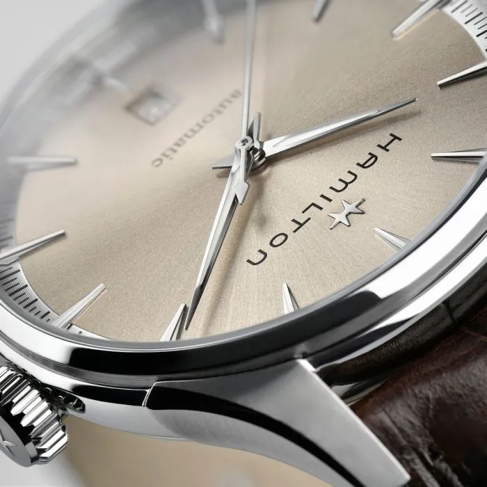Hamilton Jazzmaster Auto Otomatik Bej H32475520 detay görseli 4