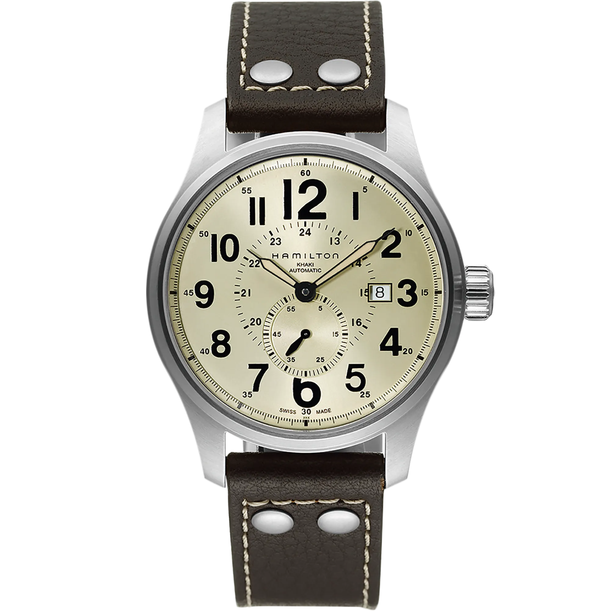 Hamilton Khaki Field Officer Auto Otomatik Bej H70655723 detay görseli 1
