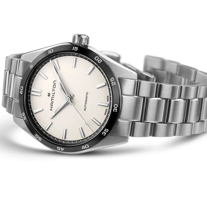 Hamilton Jazzmaster Performer Auto Otomatik Beyaz H36205110 detay görseli 3