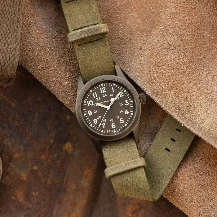 Hamilton Khaki Field Mechanical Yeşil H69449861 detay görseli 5