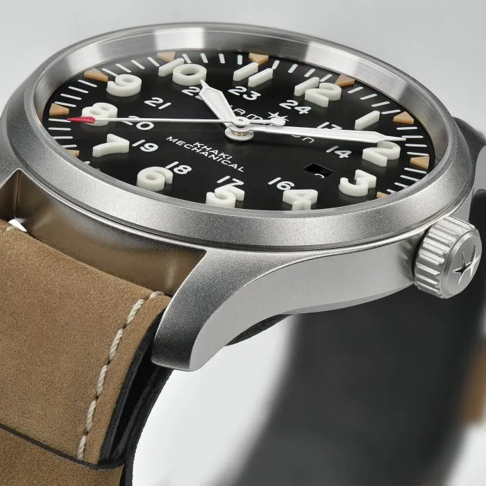 Hamilton Khaki Field Mechanical Black H69819530 detay görseli 1