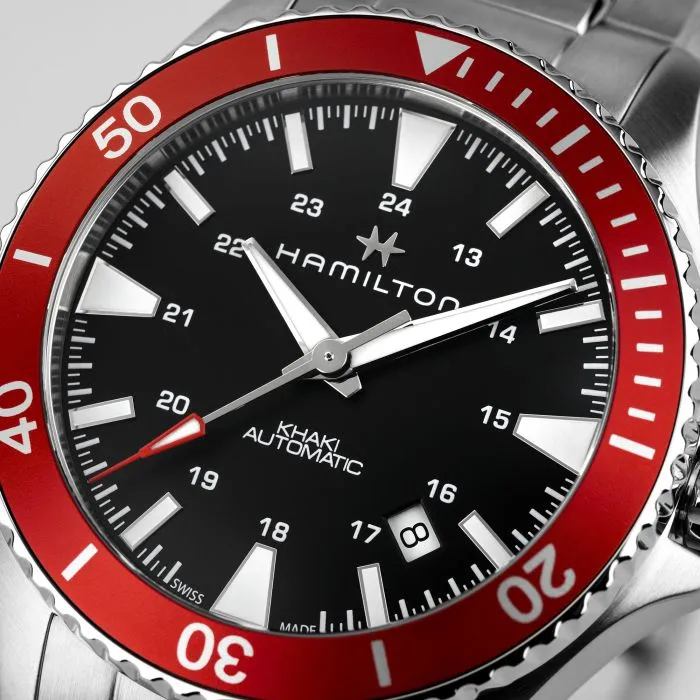 Hamilton Khaki Navy Scuba Otomatik Siyah H82405130 detay görseli 1