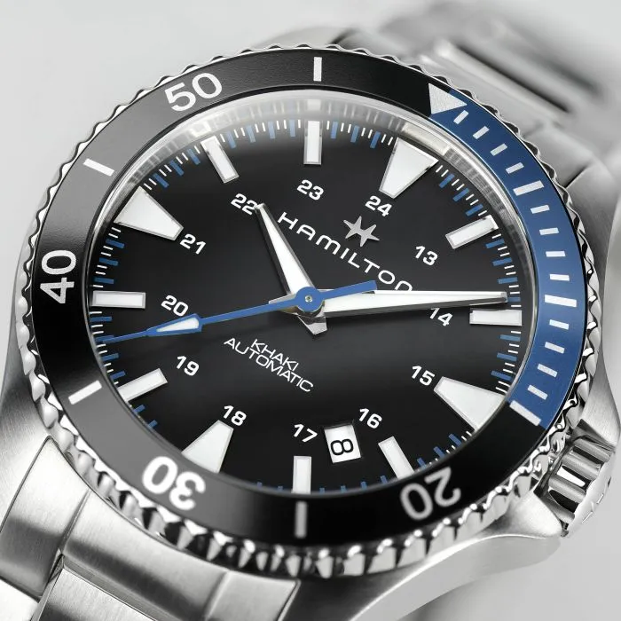 Hamilton Khaki Navy Scuba Auto Siyah H82315131 detay görseli 3