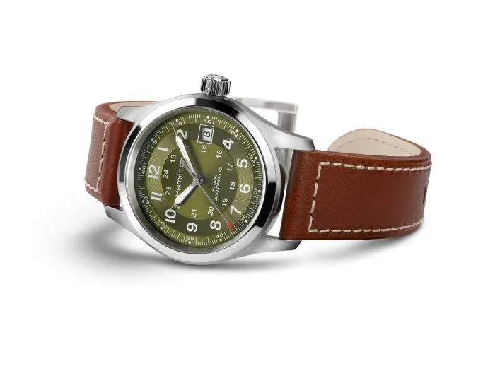 Hamilton Khaki Field Auto 38mm Otomatik Yeşil H70455560 detay görseli 4
