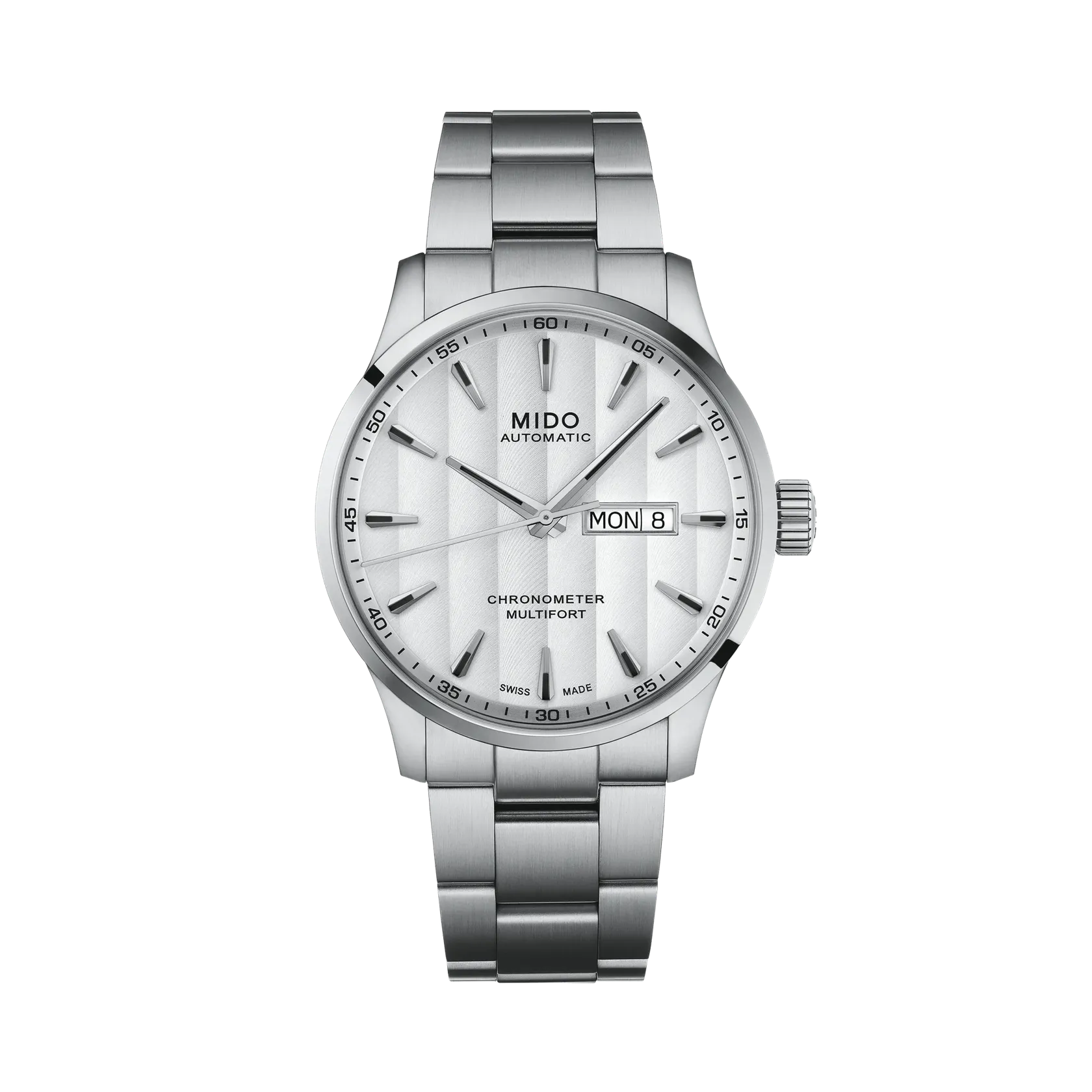 Mido Multifort Chronometer 1 Otomatik Beyaz M0384311103100