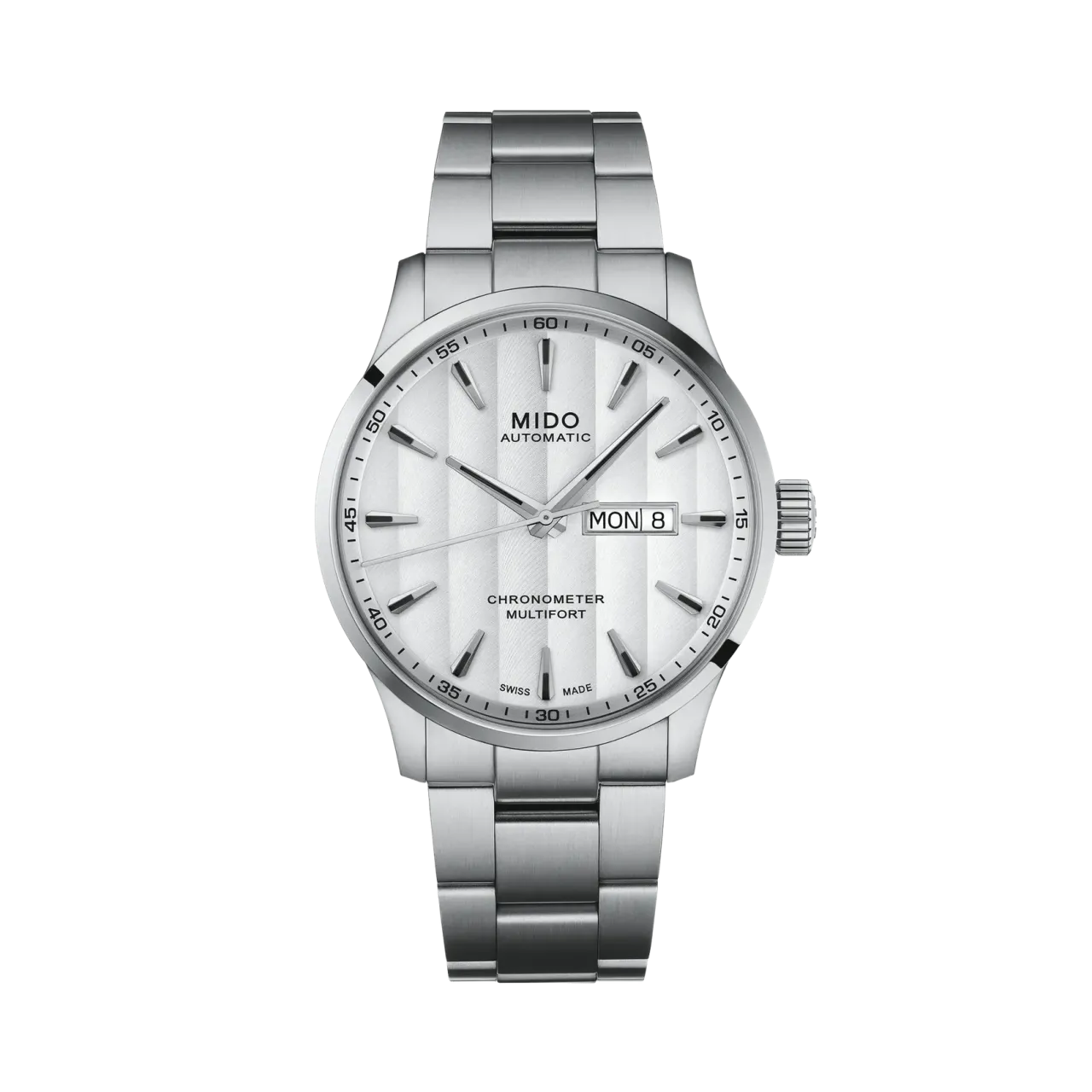 Mido Multifort Chronometer 1 Otomatik Beyaz M0384311103100