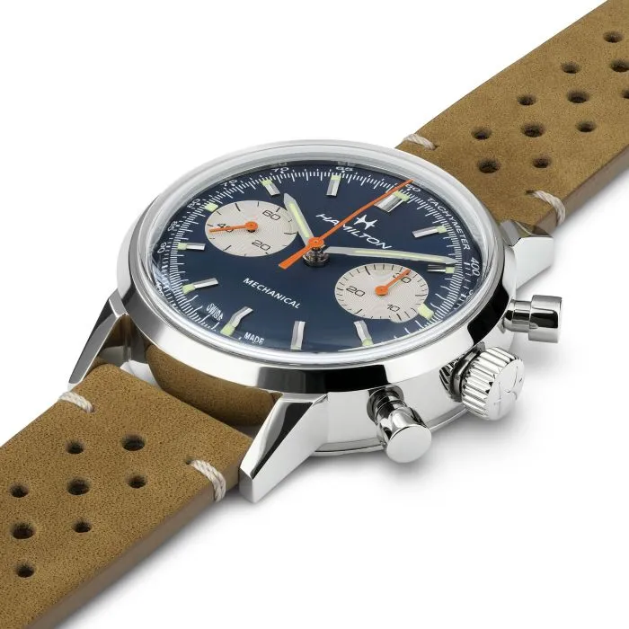 Hamilton American Classic Intra-Matic Chronograph H Blue H38429541 detay görseli 4