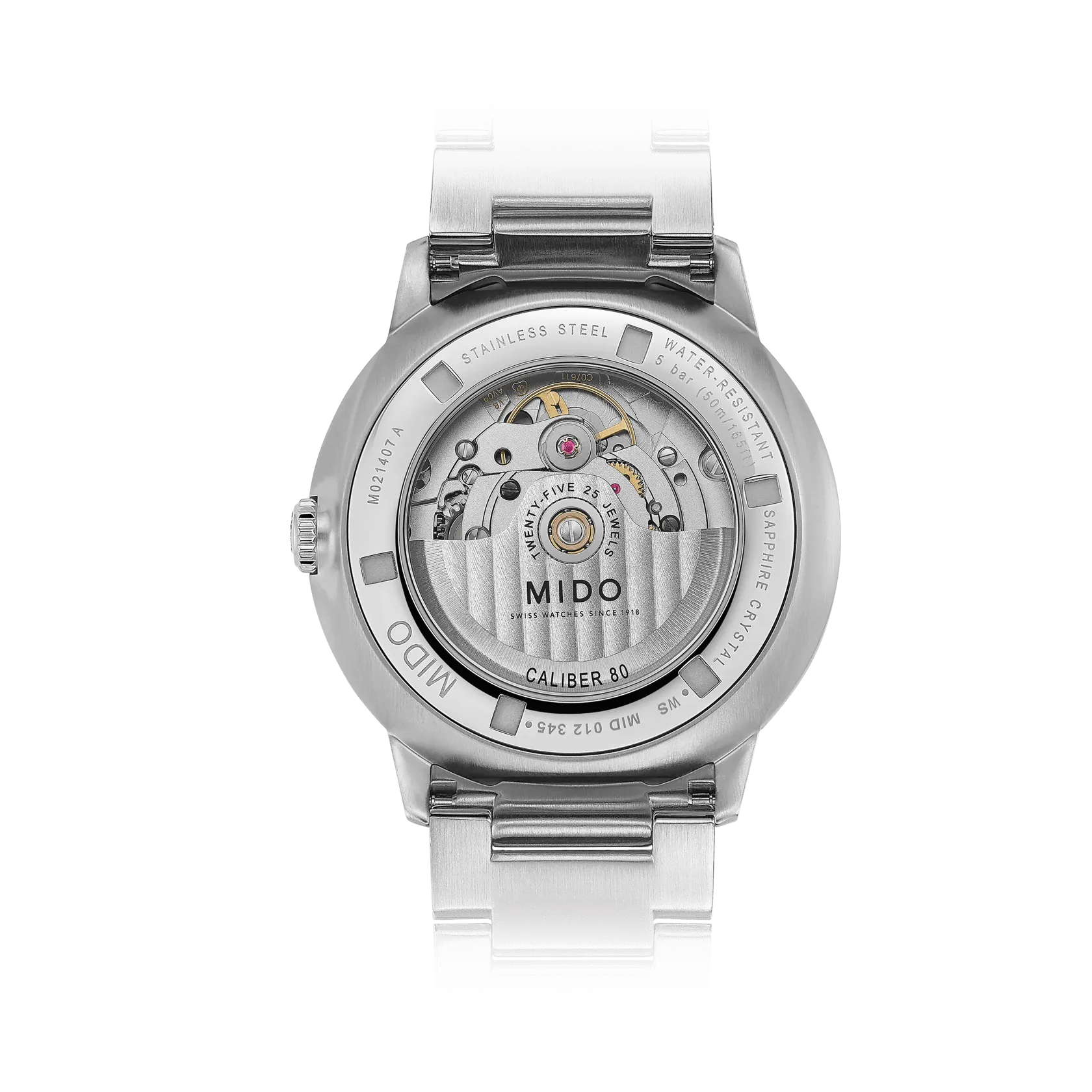 Mido Commander Gradient Otomatik Siyah M0214071141100 detay görseli 1