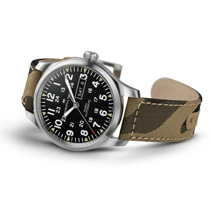 Hamilton Khaki Field Day Date Auto Otomatik Siyah H70535031 detay görseli 4