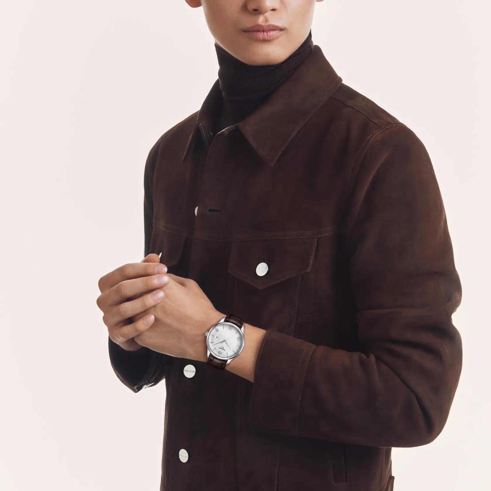 Tissot Tradition 42mm Gümüş T0636101603800 detay görseli 2