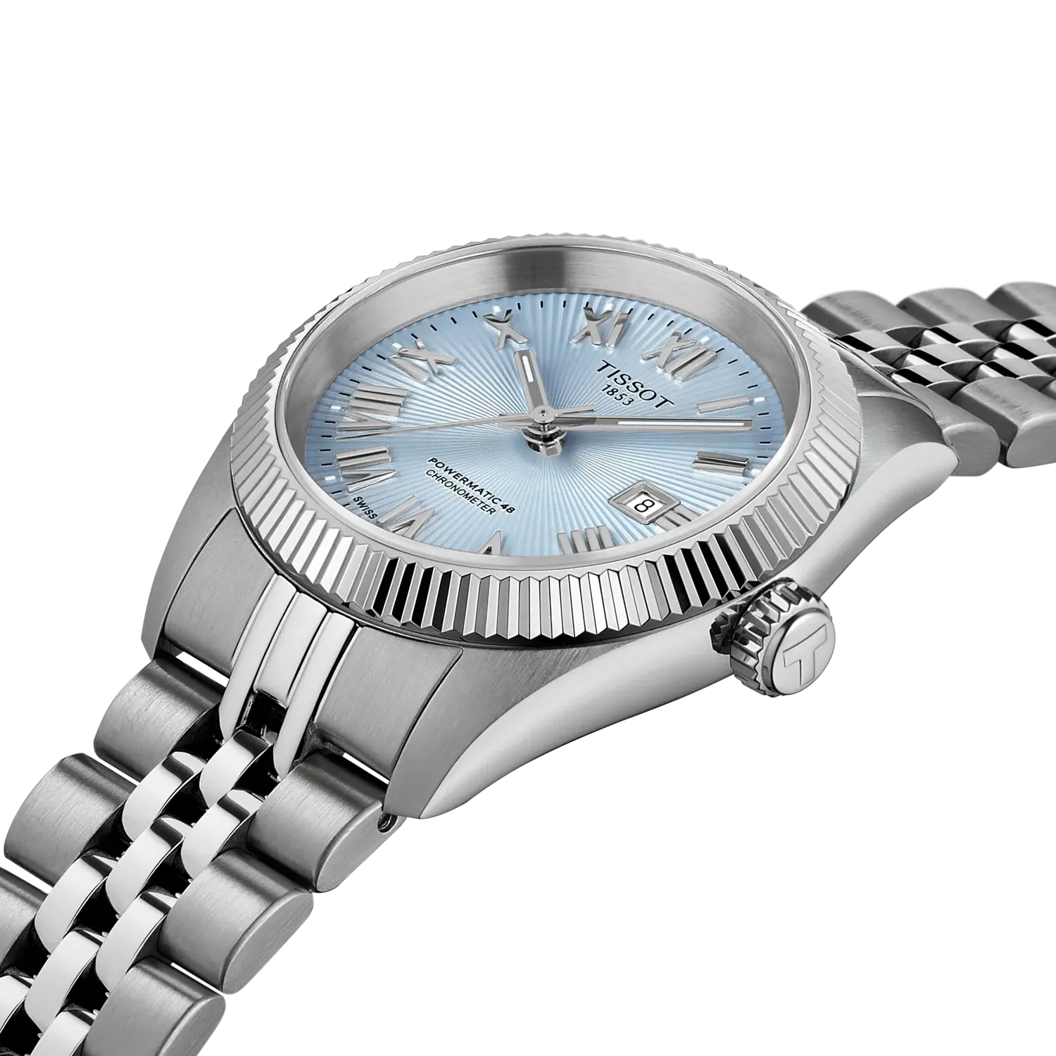 Tissot Ballade 30mm Otomatik Buz Mavisi T1562081135300 detay görseli 5