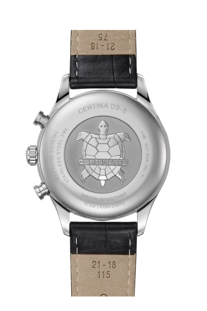 Certina DS-8 Chronograph Moon Phase Blue C0334601604700 detay görseli 2