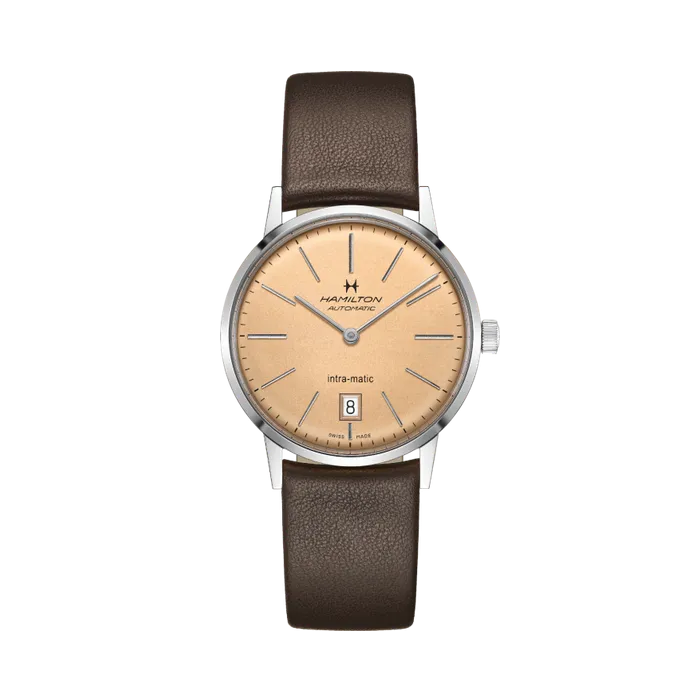 Hamilton American Classic Intra-Matic Auto Şampanya H38455501