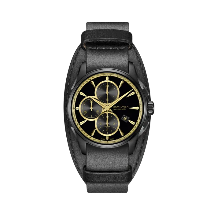 Hamilton Jazzmaster Auto Chrono Otomatik Siyah H32506730