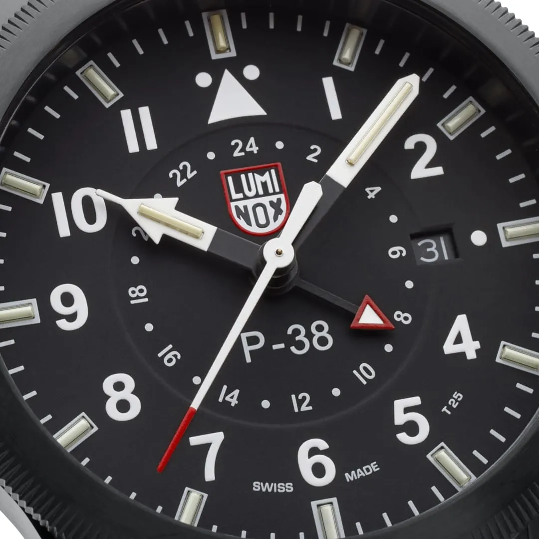 Luminox P-38 LIGHTNING 9520 Series Black Stealth XA9531 detay görseli 2