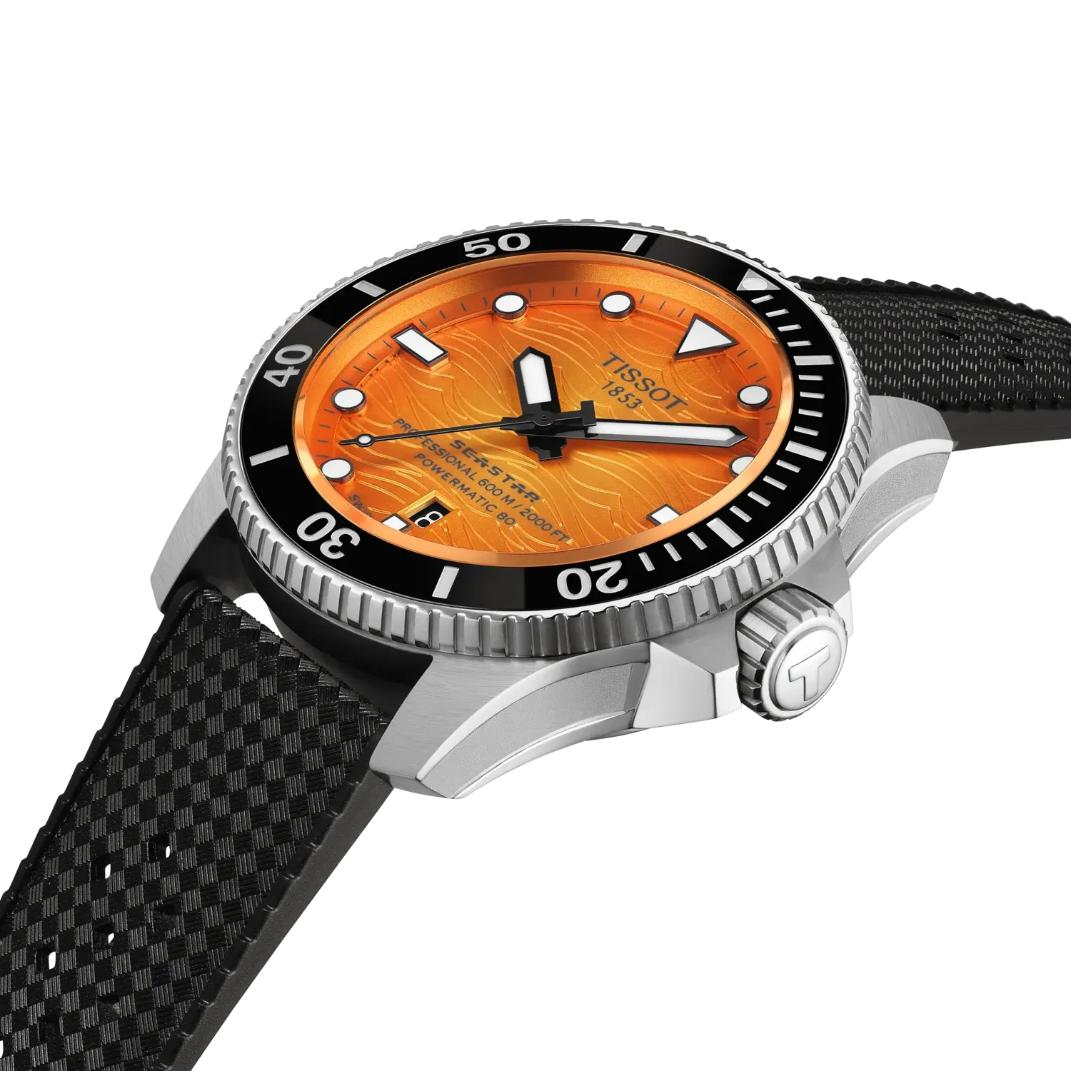 Tissot Seastar 2000 Otomatik Turuncu T1209071728100 detay görseli 2
