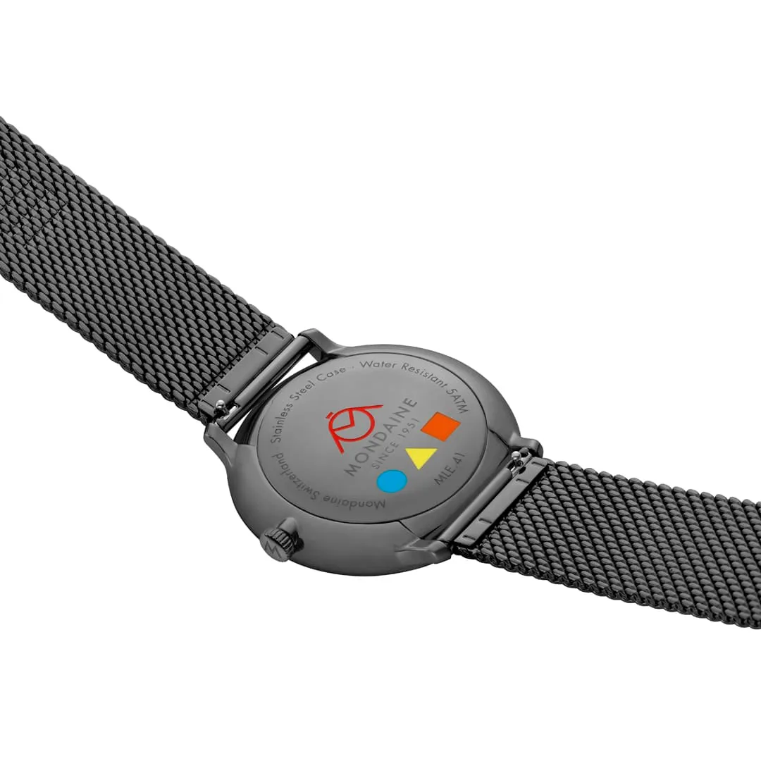 Mondaine Doppio Siyah MLE41221SM detay görseli 3