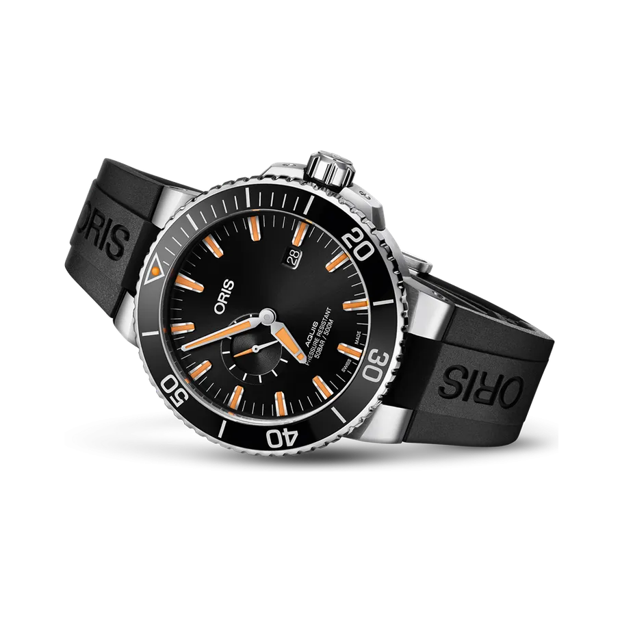 Oris Aquis Small Second Date Otomatik Siyah 01743773341590742464EB