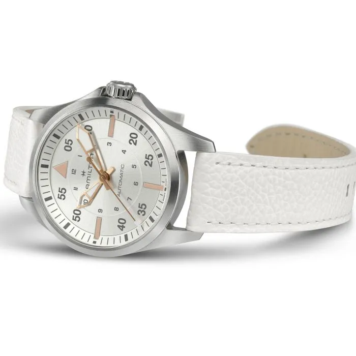 Hamilton Khaki Aviation Pilot Auto Otomatik Gümüş H76215850 detay görseli 2
