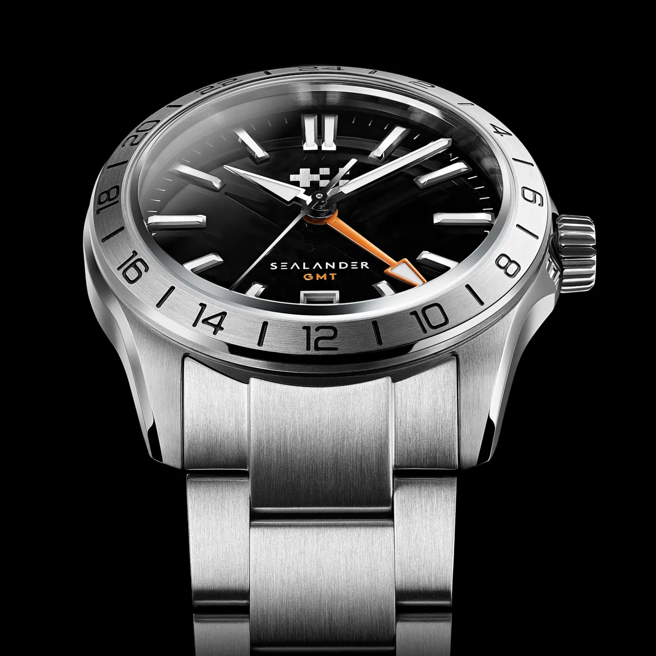 Christopher Ward C63 Sealander GMT Otomatik Siyah C6336AGM4S00K0RK detay görseli 3