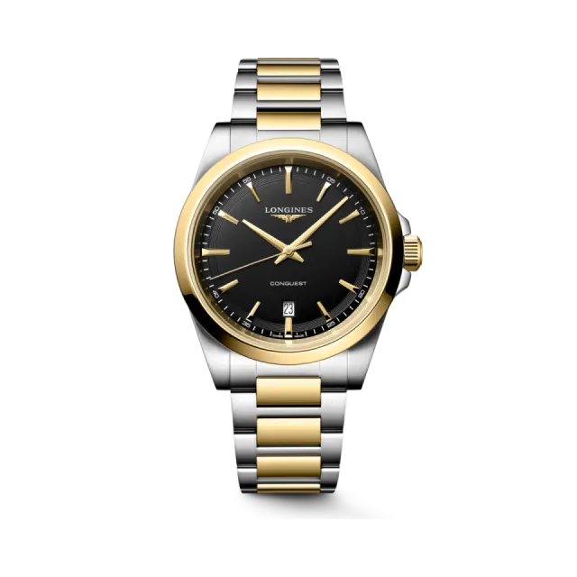 Beğenmek için çift tıkla Longines Conquest Kumlanmış Siyah L38603527 Görsel 1