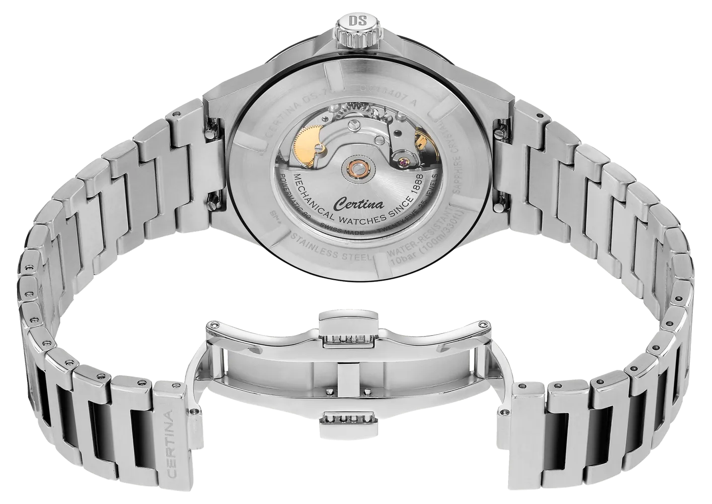 Certina DS-7 Powermatic 80 Automatic Anthracite C0434072206100 detay görseli 3