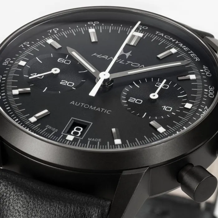 Hamilton American Classic Intra-Matic Autochrono Black Otomatik H38446730 detay görseli 3