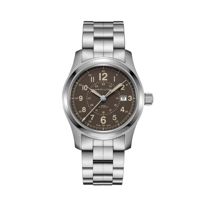 Hamilton Khaki Field Auto Otomatik Brown H70605193