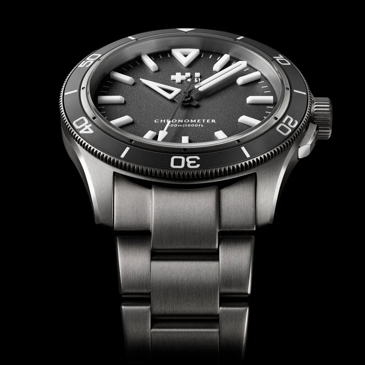 Christopher Ward C60 Trident Lumière Otomatik Siyah C6041C3H31T0KK0RKW detay görseli 4