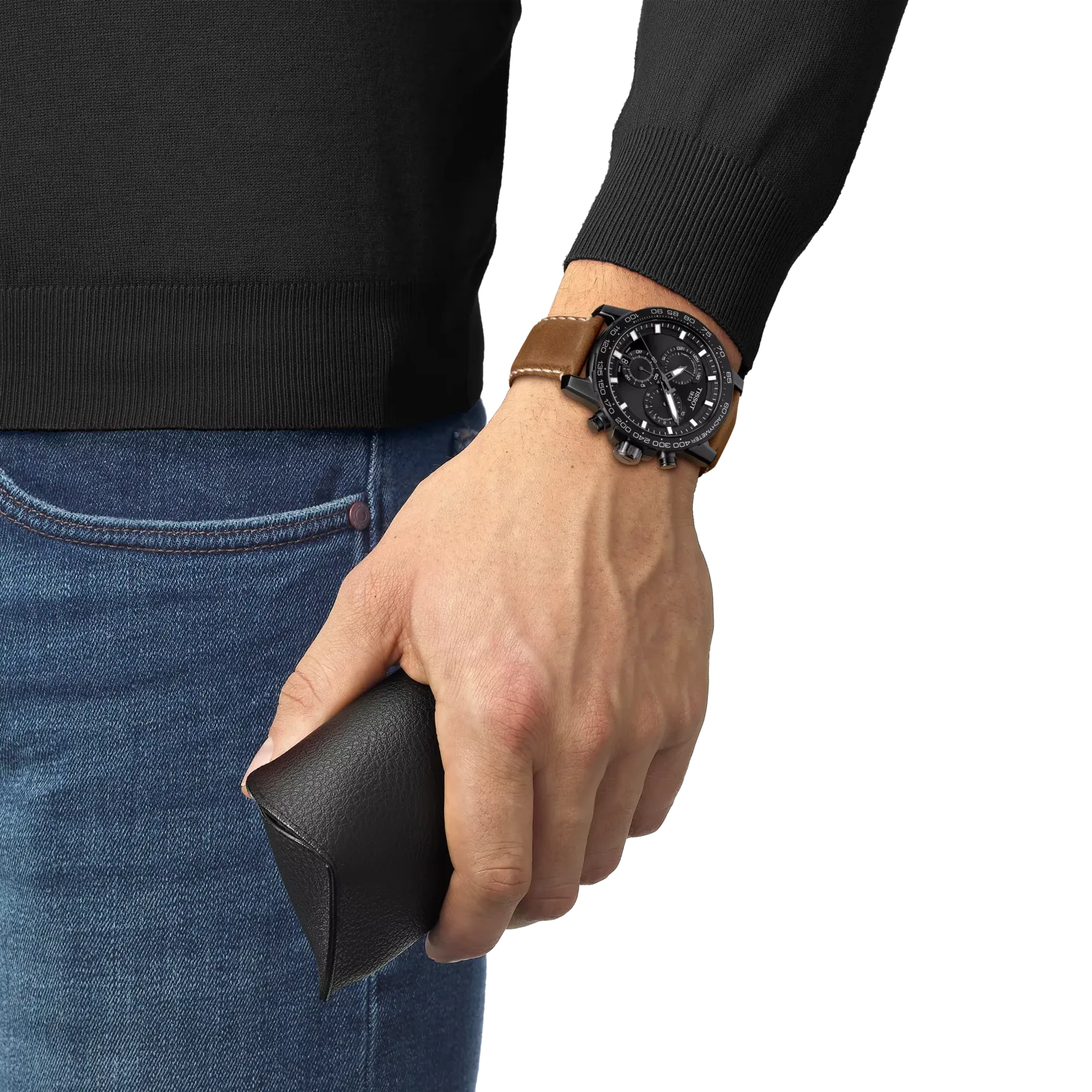 Tissot Supersport Chrono Siyah T1256173605101 detay görseli 4