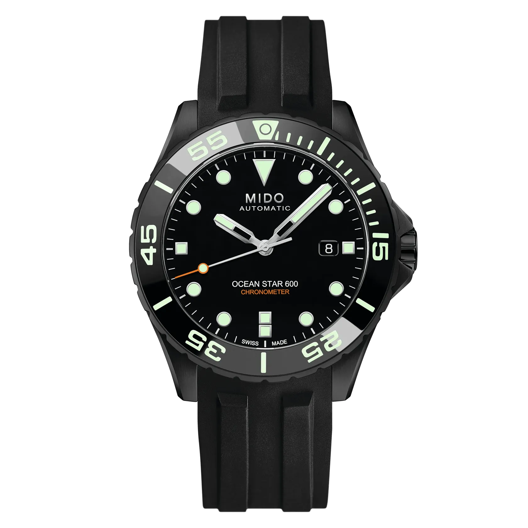 Mido Ocean Star 600 Chronometer Otomatik Siyah M0266083305100 detay görseli 1