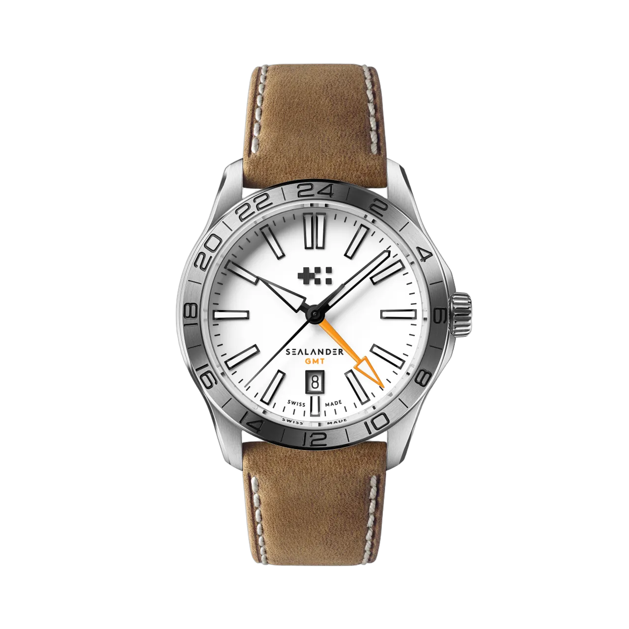 Christopher Ward C63 Sealander GMT Otomatik Beyaz C6342AGM4S00W0VC