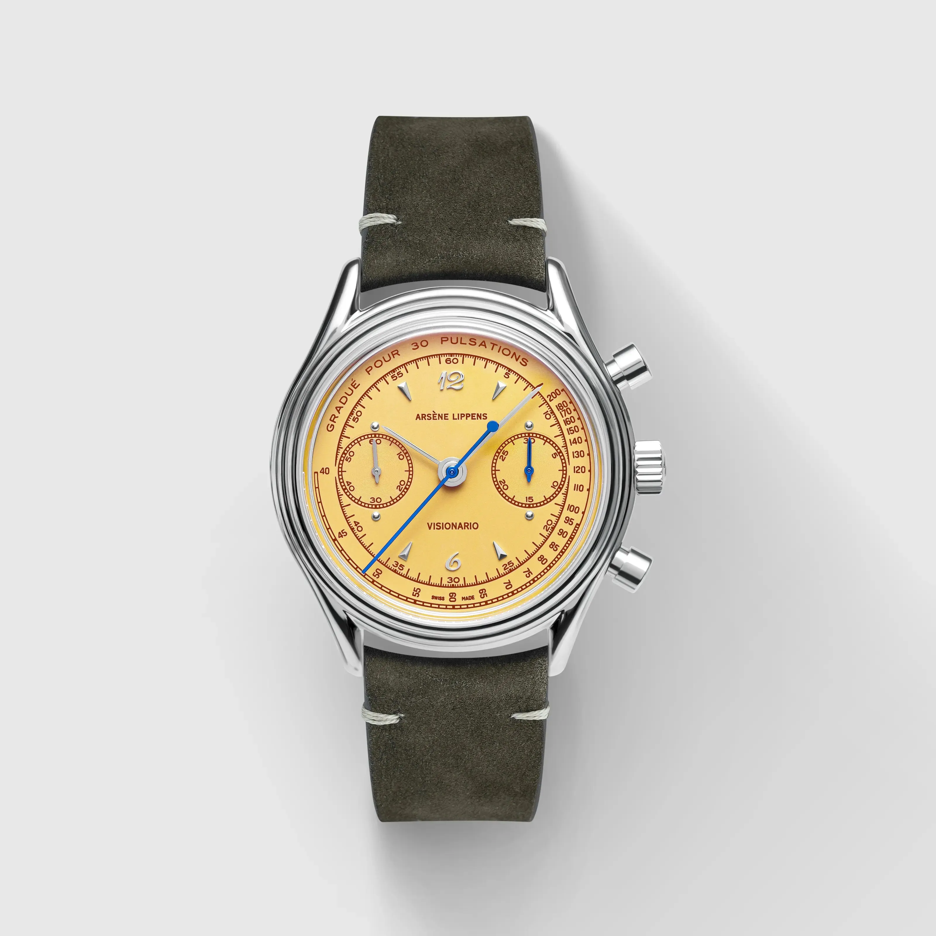 Arsene Lippens Visionario Sabbia Otomatik Desert Yellow 0898SA detay görseli 1