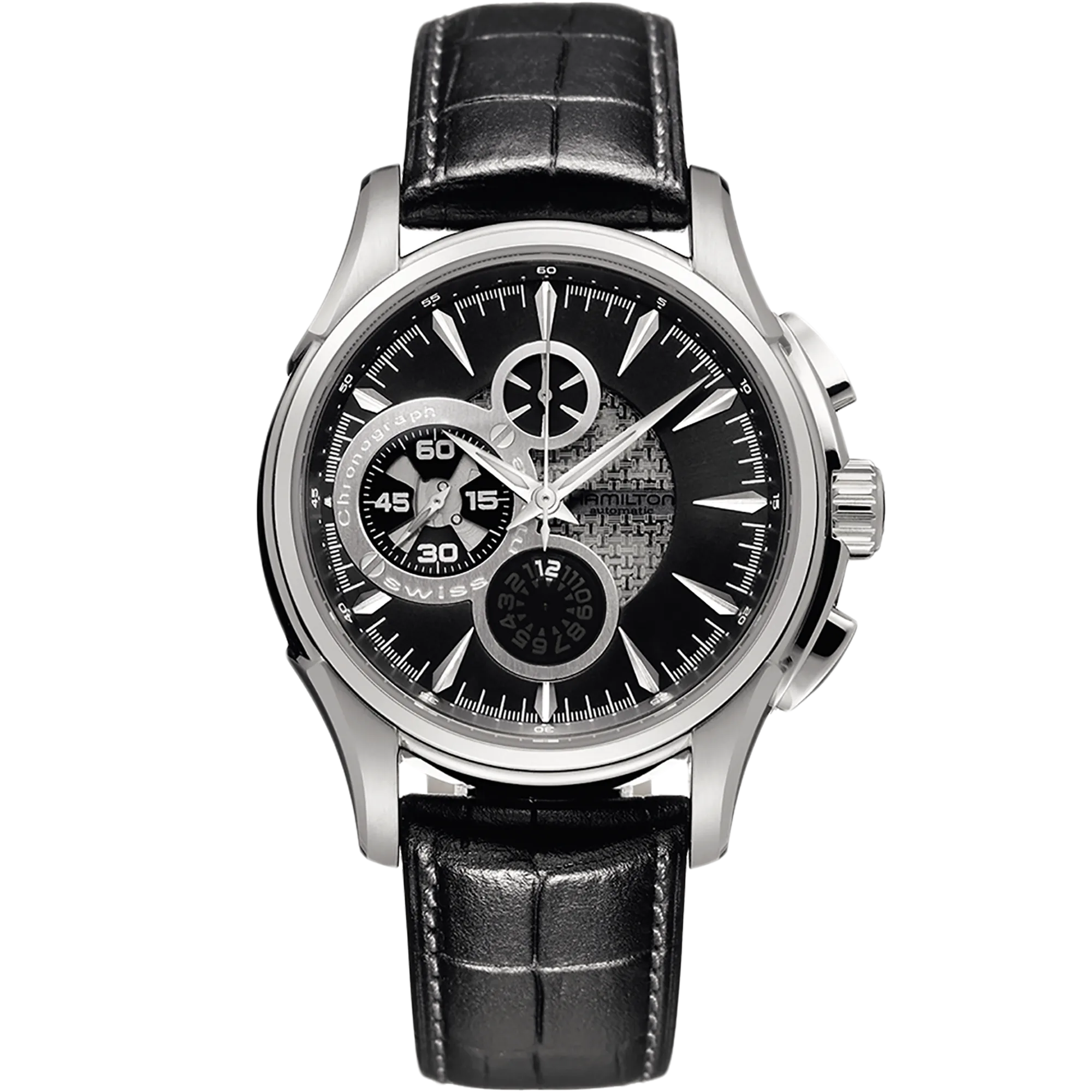 Hamilton Jazzmaster Open Secret Auto Chrono Otomatik Siyah H32756731 detay görseli 1