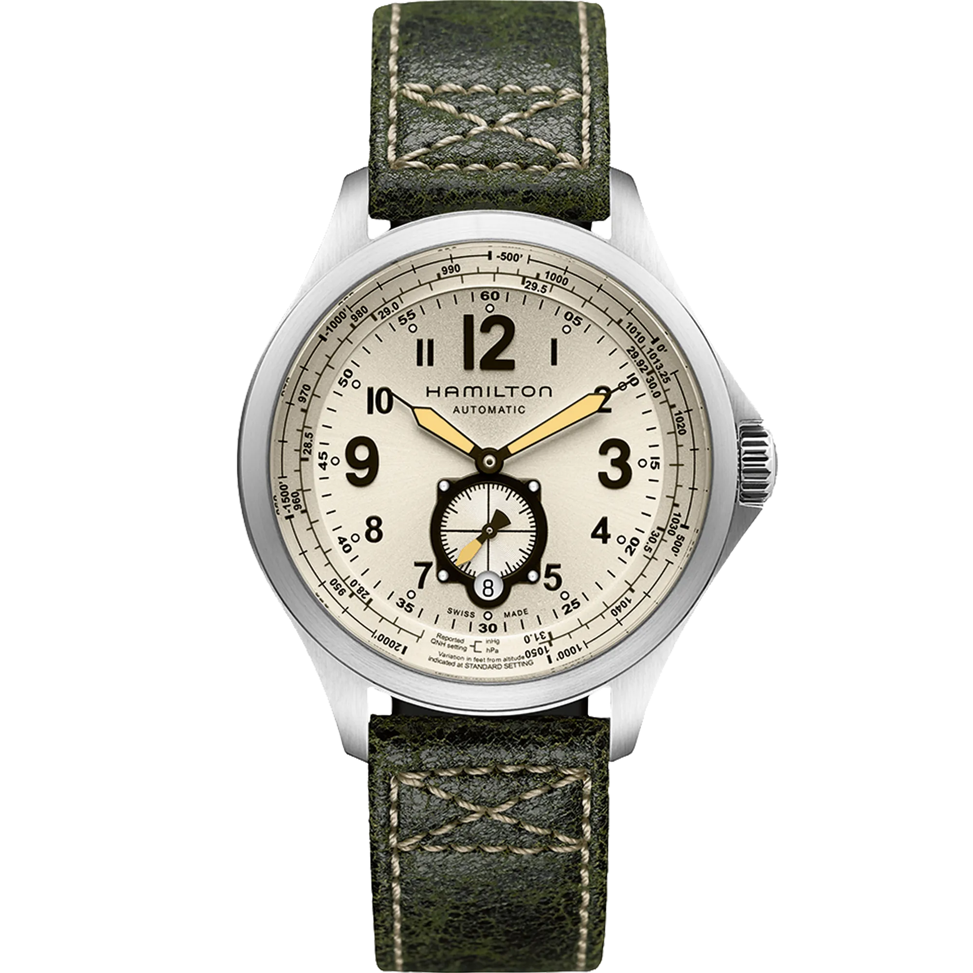 Hamilton Khaki Aviation Khaki QNE Auto Otomatik Bej H76655723 detay görseli 1