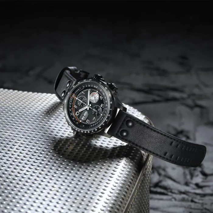 Hamilton Khaki Aviation X-Wind Auto Chrono Otomatik Siyah H77736733 detay görseli 5