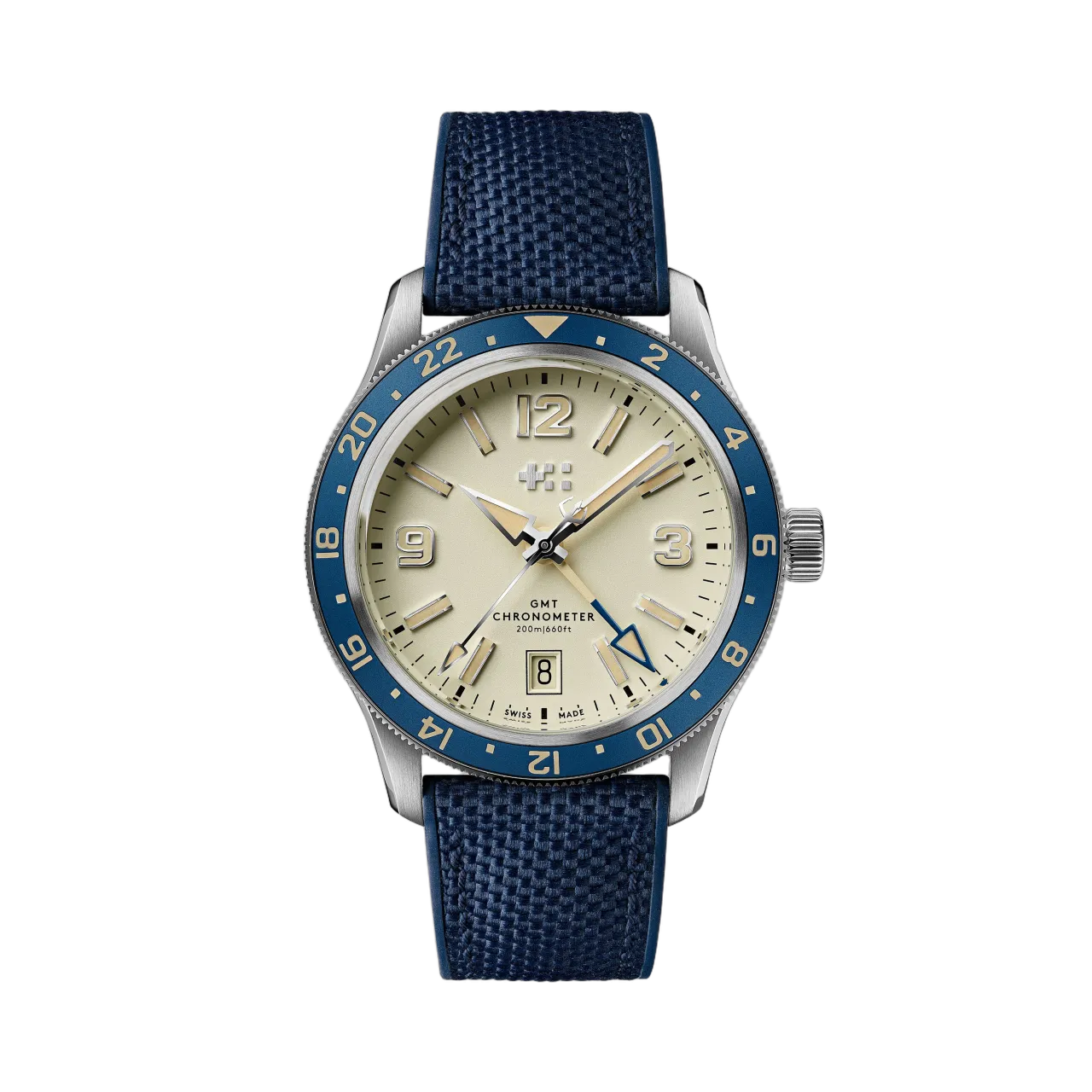 Christopher Ward C60 Trident Biscay GMT Otomatik Bej C6039AGM1S0BW0HB