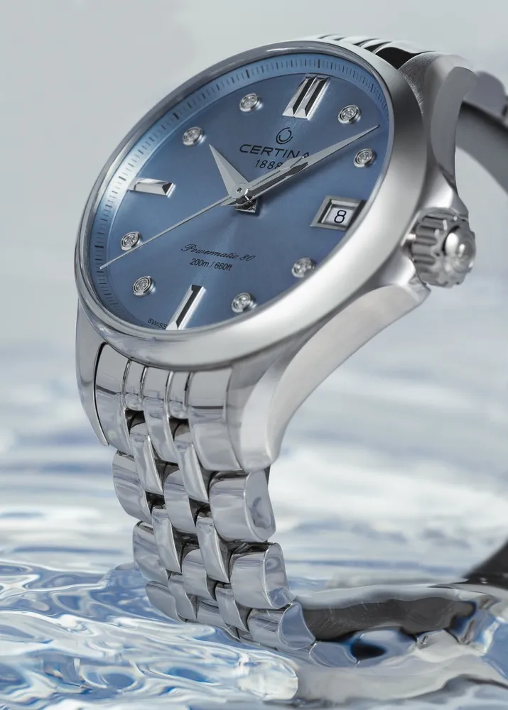 Certina DS Action Lady Powermatic 80 Blue C0322071104600 detay görseli 5