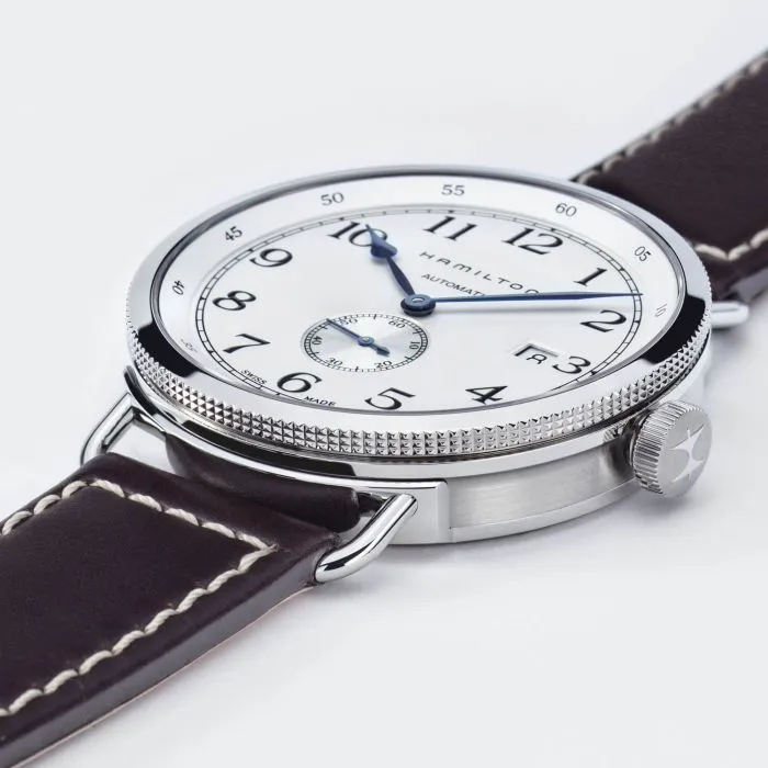 Hamilton Khaki Navy Pioneer Small Second Auto Otomatik Beyaz H78465553 detay görseli 2
